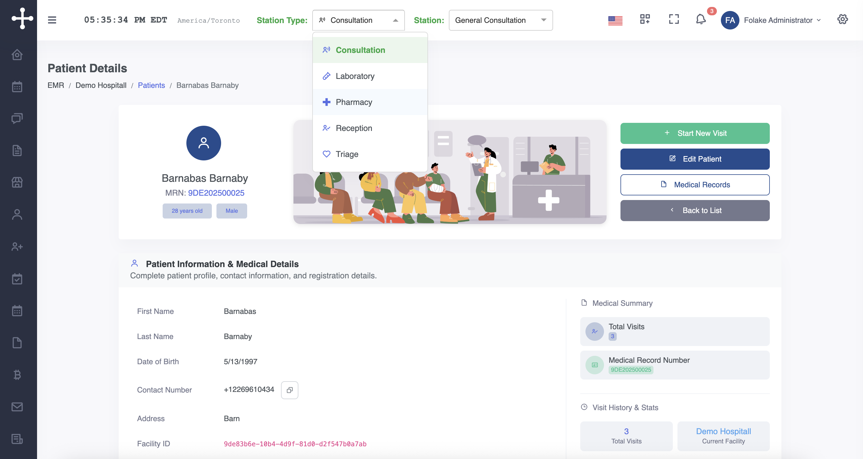 Comprehensive Patient Records